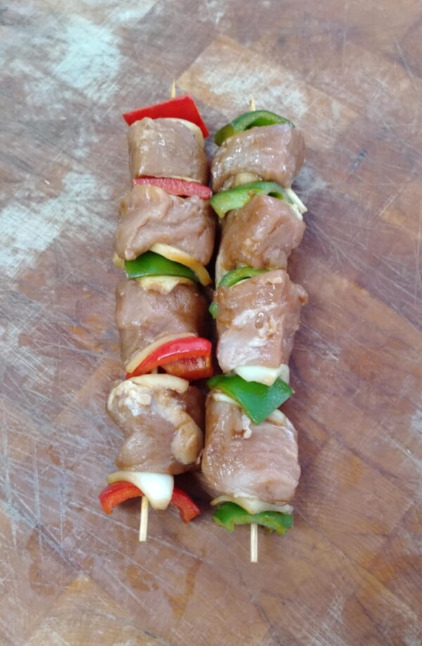 Brochette de porc - 2 x
